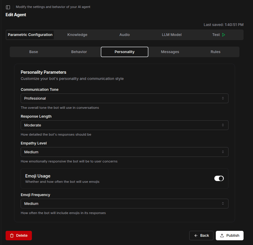 Agentes IA con personalidad resolviendo consultas automatizadas